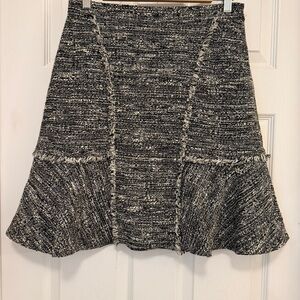 Like New Brooks Brothers Boucle Tweed Flippy Hem Skirt